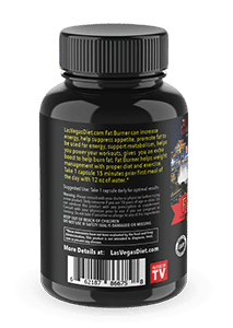 Fat Burner with Appetite Suppressant 30 count 1 side view